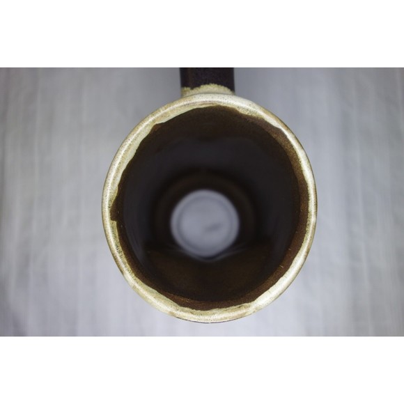 Signed Mara Stoneware Pottery Tribal Face Mug 6" Tall Made in Mexico - Picture 10 of 12